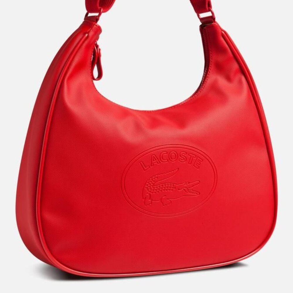 NWT Lacoste flame scarlet bag